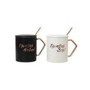 Ertugrul Themed Mr and Mrs Couples Luxury Ceramic Cups Gift Set - beyhood