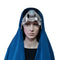 Halime Sultan Inspired Blue Hatun Headpiece - beyhood