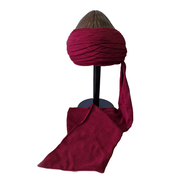 Kurulus Osman Sarik Burgandy Turban Hat of Osman Bey