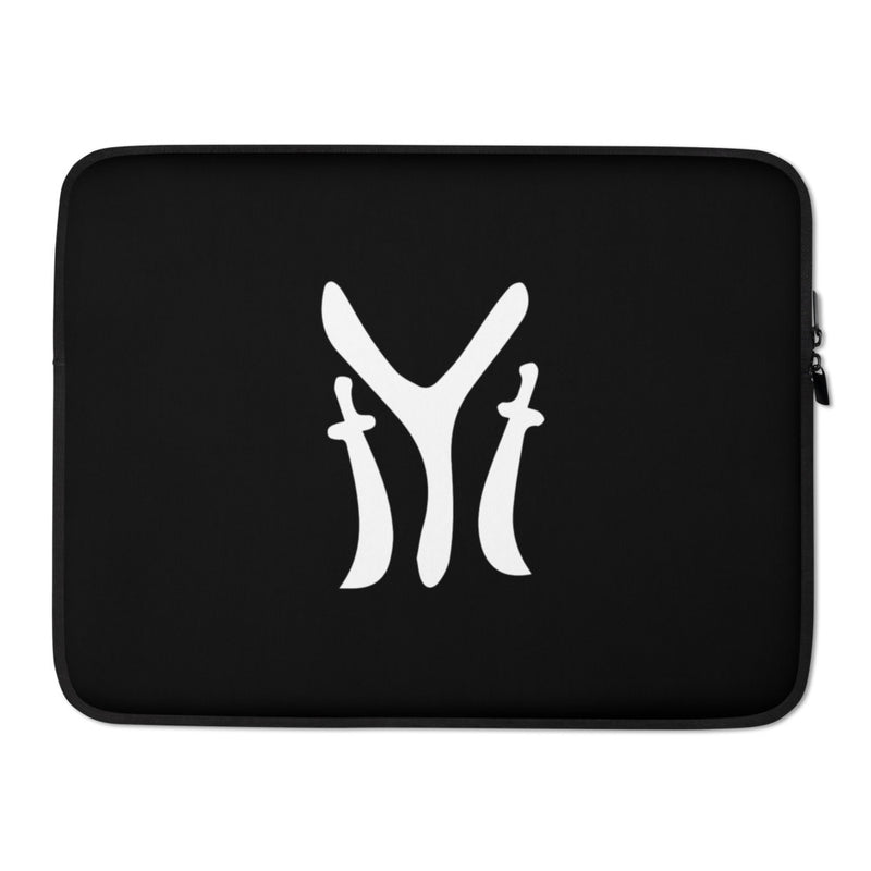 Funky Kayi Tribe Symbol Black Laptop Sleeve | Dirilis Ertugrul | Kurulus Osman - beyhood