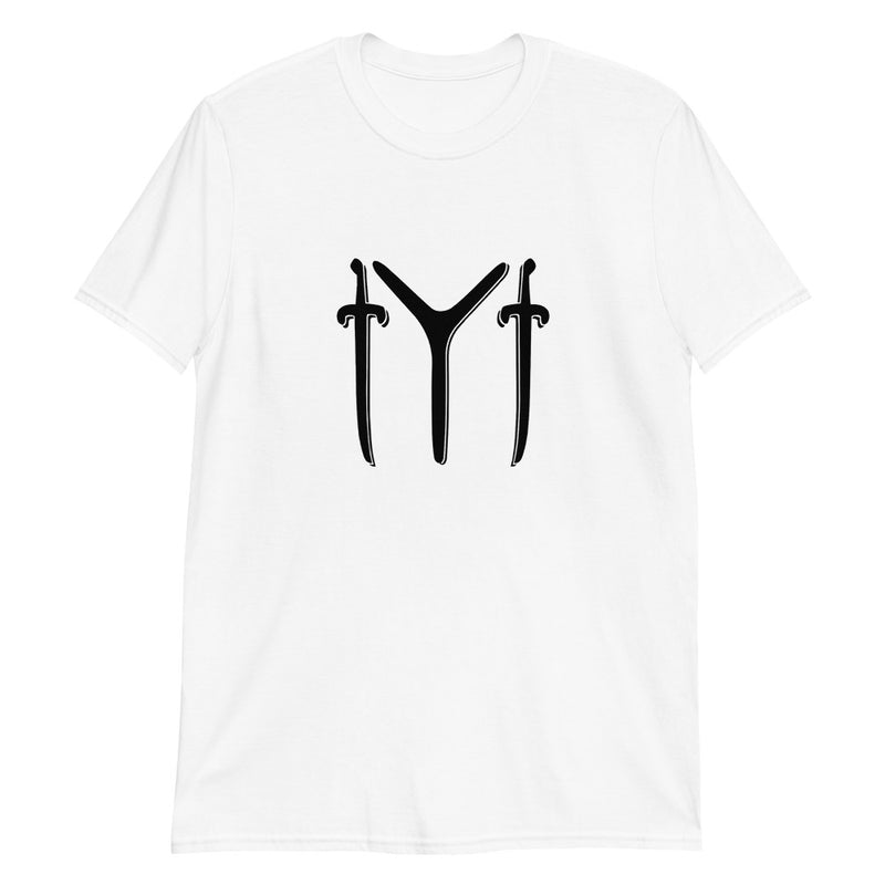 Kayi Sword Symbol White T-Shirt | Dirilis Ertugrul | Kurulus Osman - beyhood