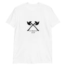 Turgut Alp Double Axe White Unisex T-Shirt - beyhood