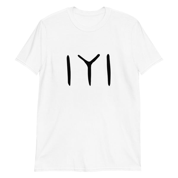 White Kayi IYI Symbol Unisex T-Shirt | Dirilis Ertugrul - beyhood