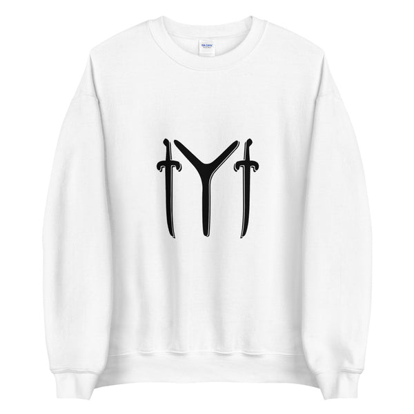 Kayi Sword Symbol White Sweatshirt | Dirilis Ertugrul | Kurulus Osman - beyhood