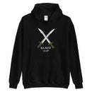 Bamsi Alp Double Sword Black Unisex Hoodie - beyhood