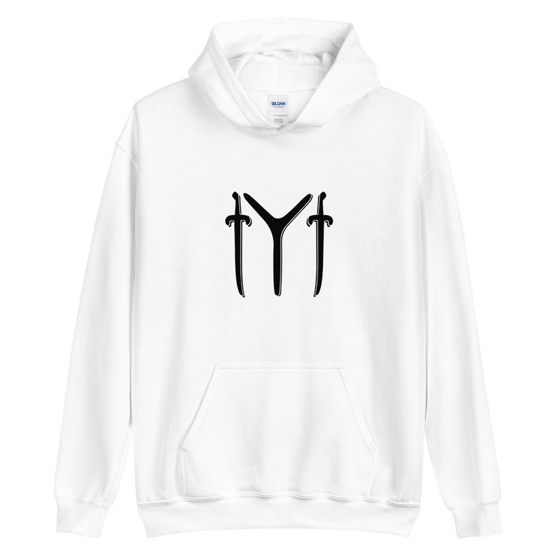 Kayi Sword Symbol White Hoodie | Dirilis Ertugrul | Kurulus Osman - beyhood