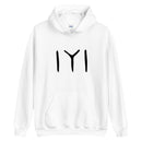 White Kayi IYI Symbol Unisex Hoodie | Dirilis Ertugrul - beyhood